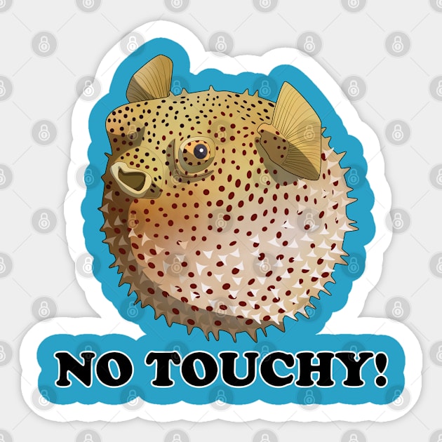 Please do not touch Sticker by Colleen Regin